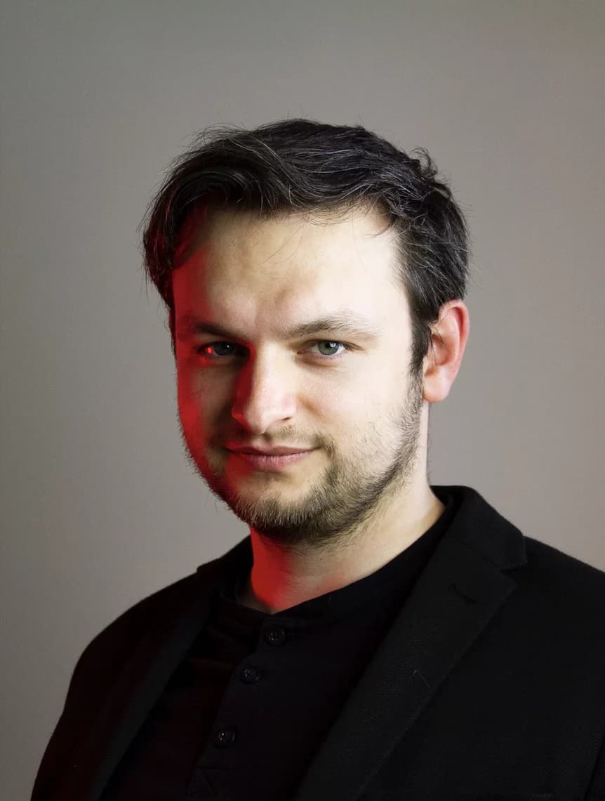 Portrait of Michal, digital marketing manager